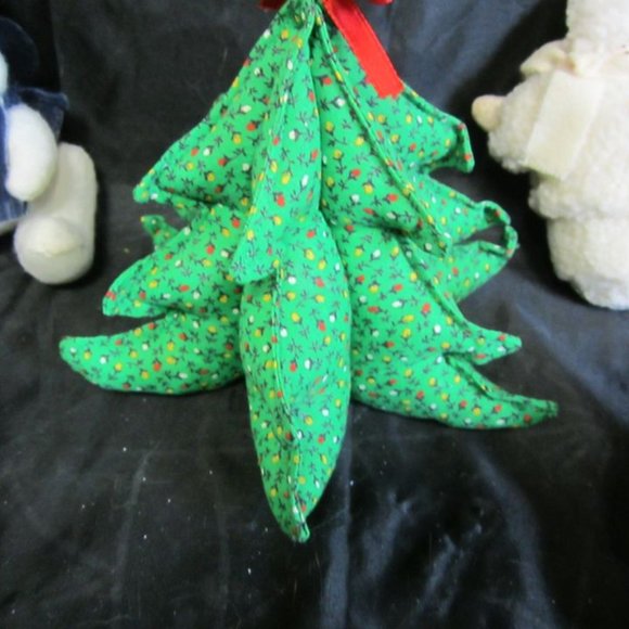 set of 5 plush christmas DECORATIONS, TY, RUSS, HANDMADE - Picture 4 of 10